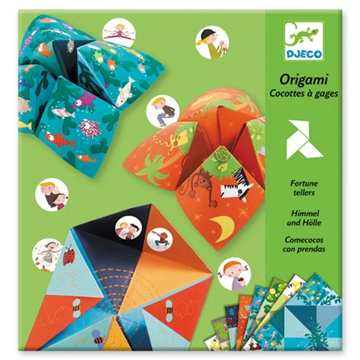 Origami Salières Djeco – Kit Créatif Pliage Papier Enfant