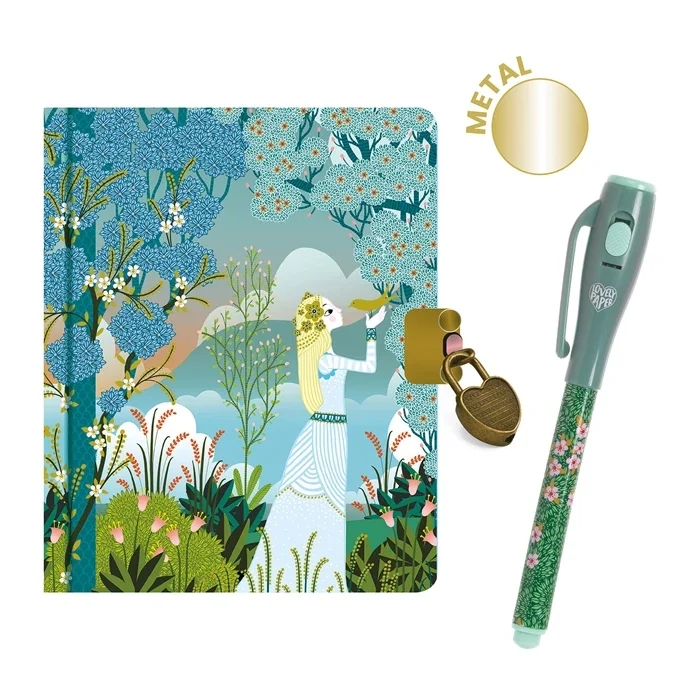 Carnet Secret Magique Charlotte Djeco – Encre Invisible & Cadenas