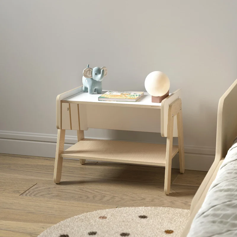 Étagère à jouets / Table + Bibliothèque enfant / Siège LILU