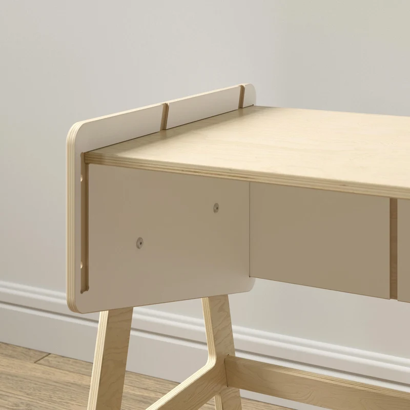 Étagère à jouets / Table + Bibliothèque enfant / Siège LILU