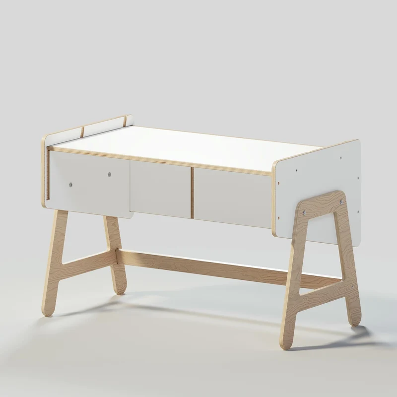 Étagère à jouets / Table + Bibliothèque enfant / Siège LILU