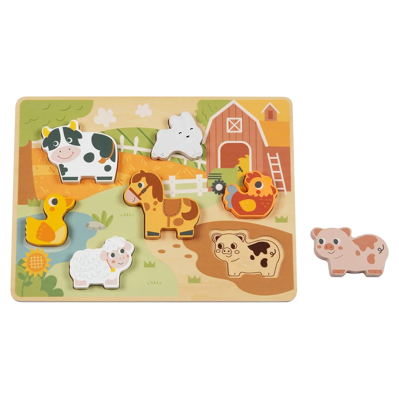 Puzzle captivant pour enfants de BusyKids - "Ferme"