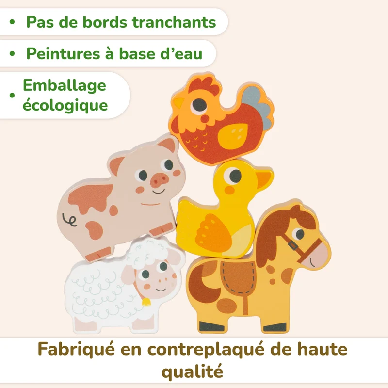 Puzzle captivant pour enfants de BusyKids - "Ferme"