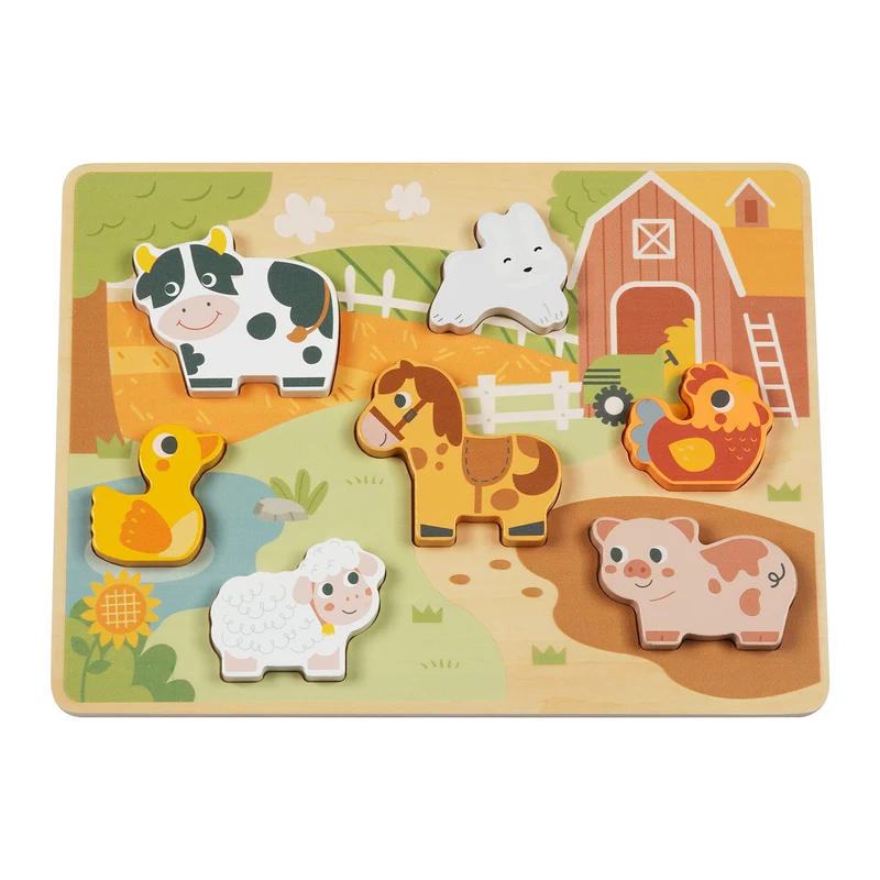 Puzzle captivant pour enfants de BusyKids - "Ferme"