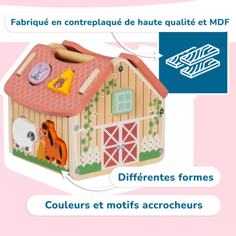 Busykids maison à formes