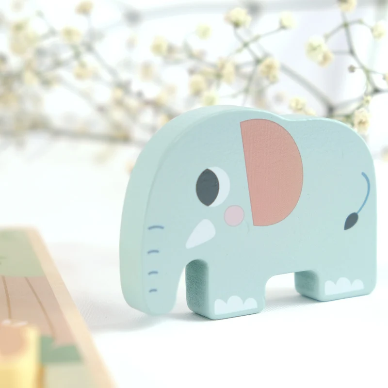 Puzzle en bois pour enfants avec animaux de BusyKids