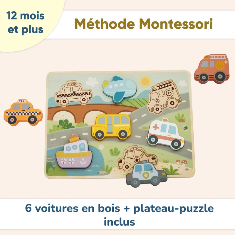 Puzzle "Transport" de BusyKids