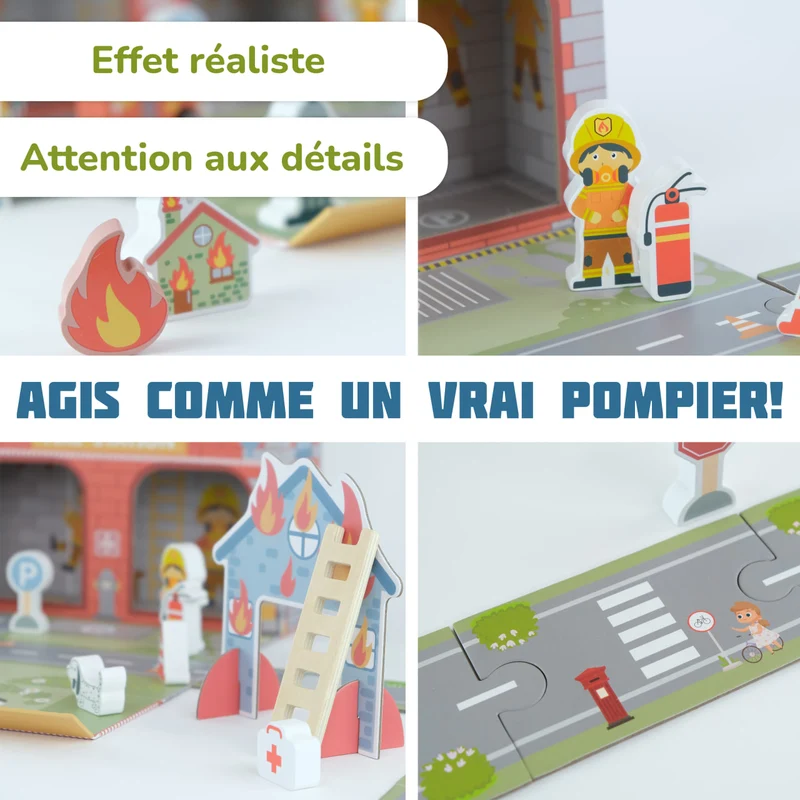 Jeu mobile "Station de Pompiers" BusyKids