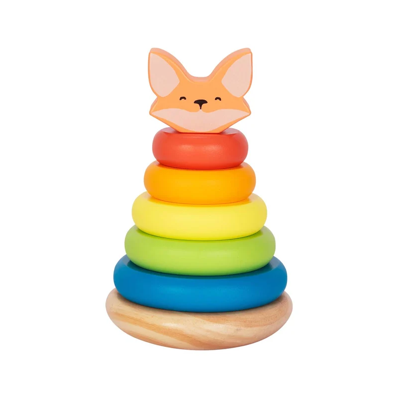 Pyramide en bois pour enfants "Renardeau" de BusyKids