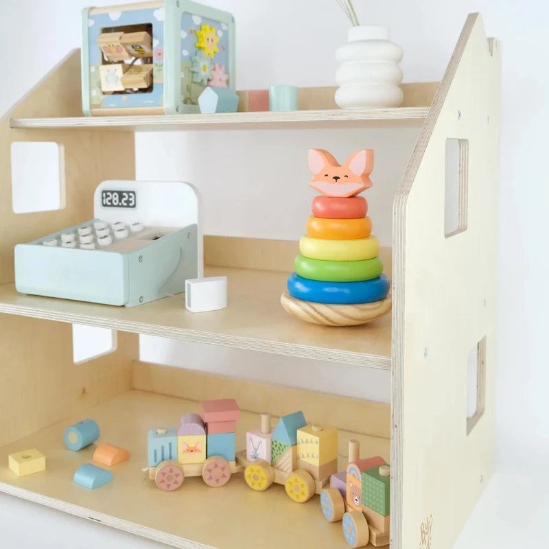 Pyramide en bois pour enfants "Renardeau" de BusyKids