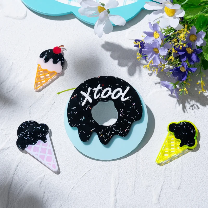 3mm x 30 x 30 cm Plaques acryliques noir pailleté (3 pcs)