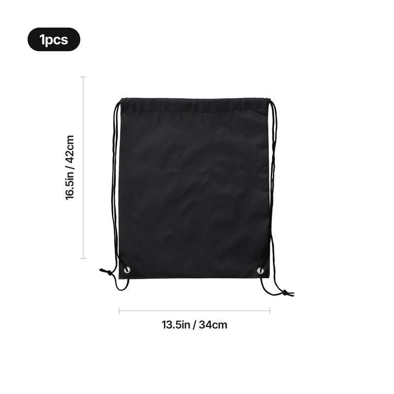 Sac à cordon noir (1 pce)