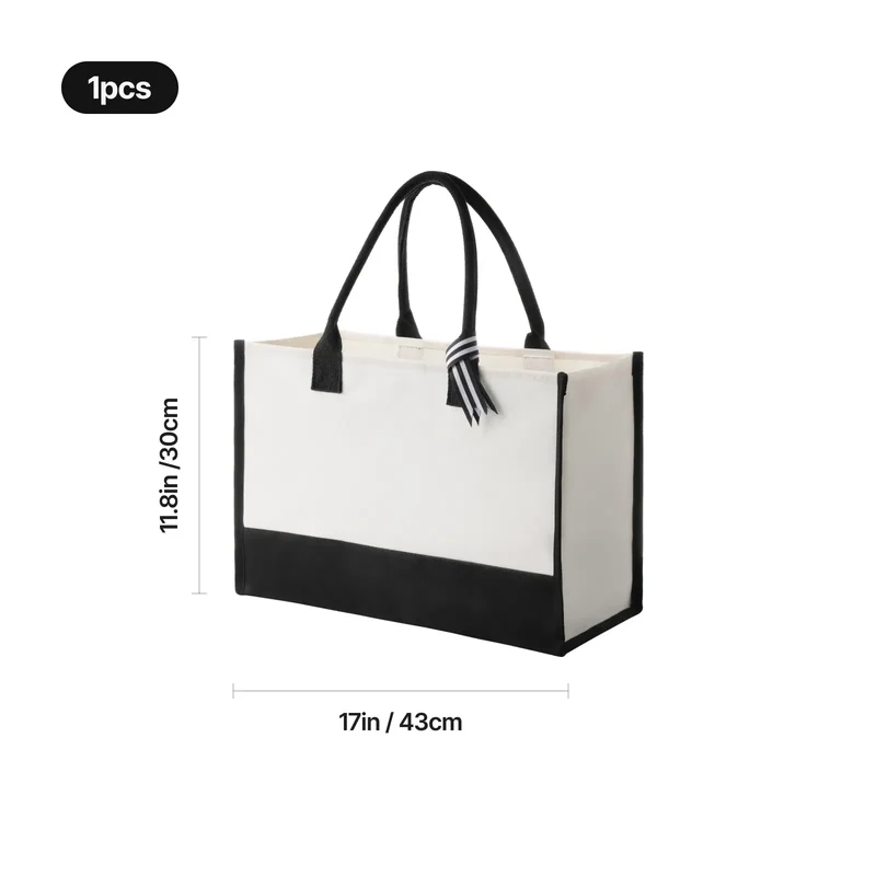Sac cabas bicolore (1 pce)