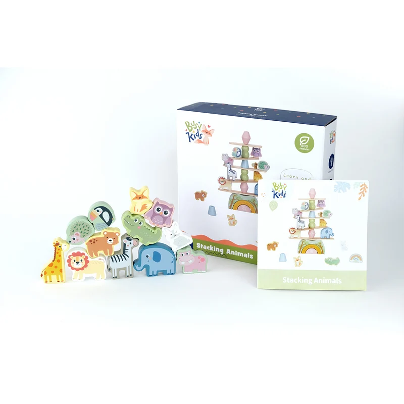 Jeu d'empilage d'animaux BusyKids