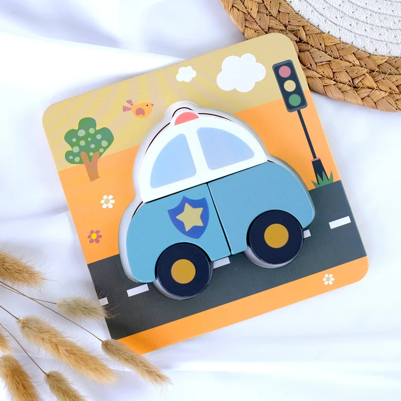 BusyKids Set de puzzles "Transport"