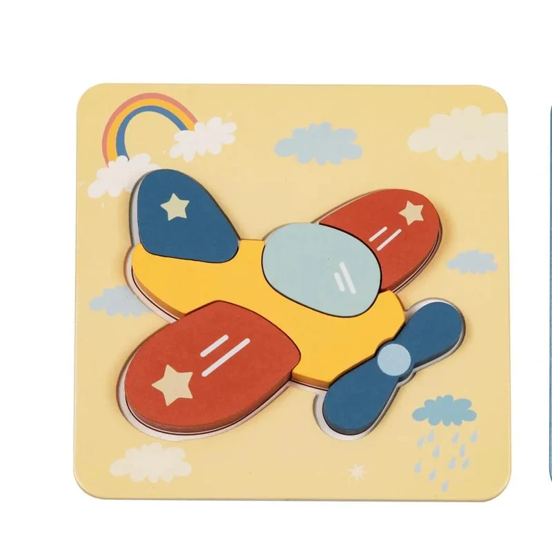 BusyKids Set de puzzles "Transport"