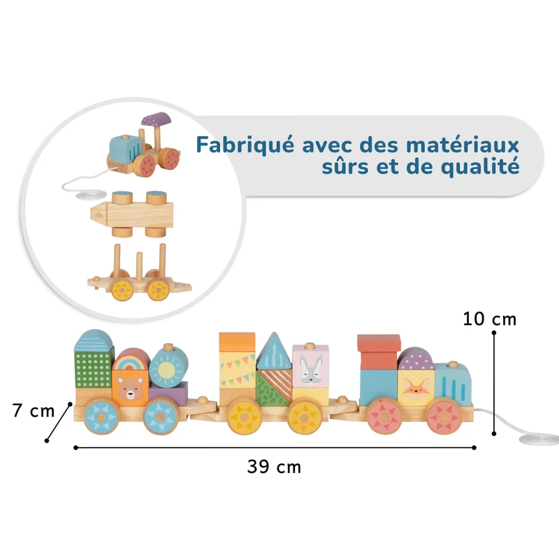 BusyKids Train à Blocs