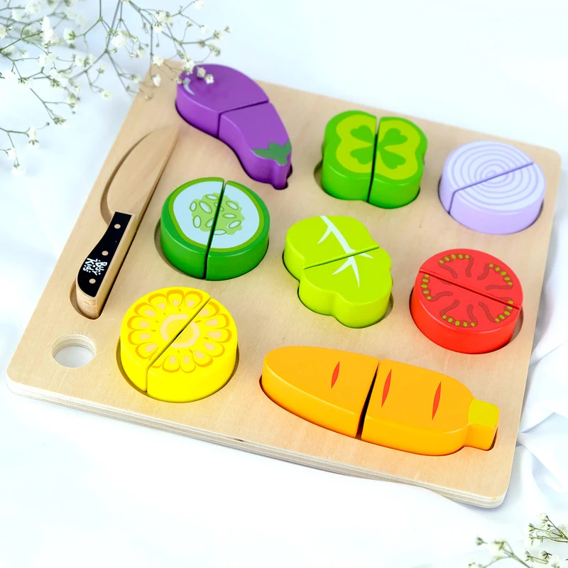 Le trieur en bois Montessori "Légumes" pour enfants