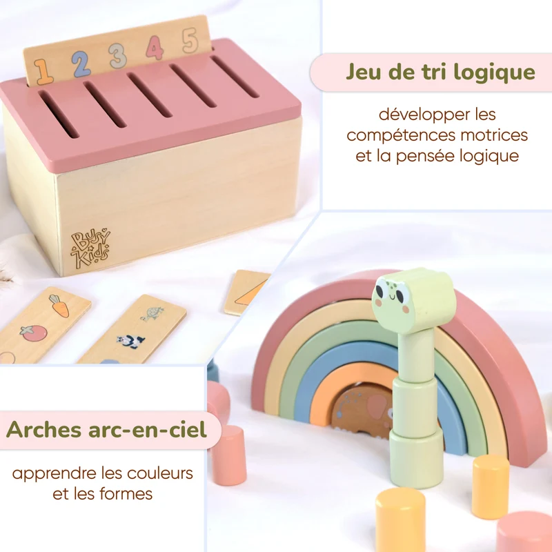 Coffret de Jeu Montessori pour les enfants 36m+ BusyKids