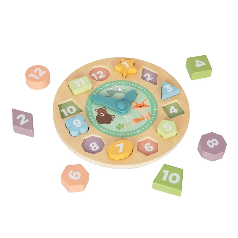 Horloge-Puzzle Enfant BusyKids