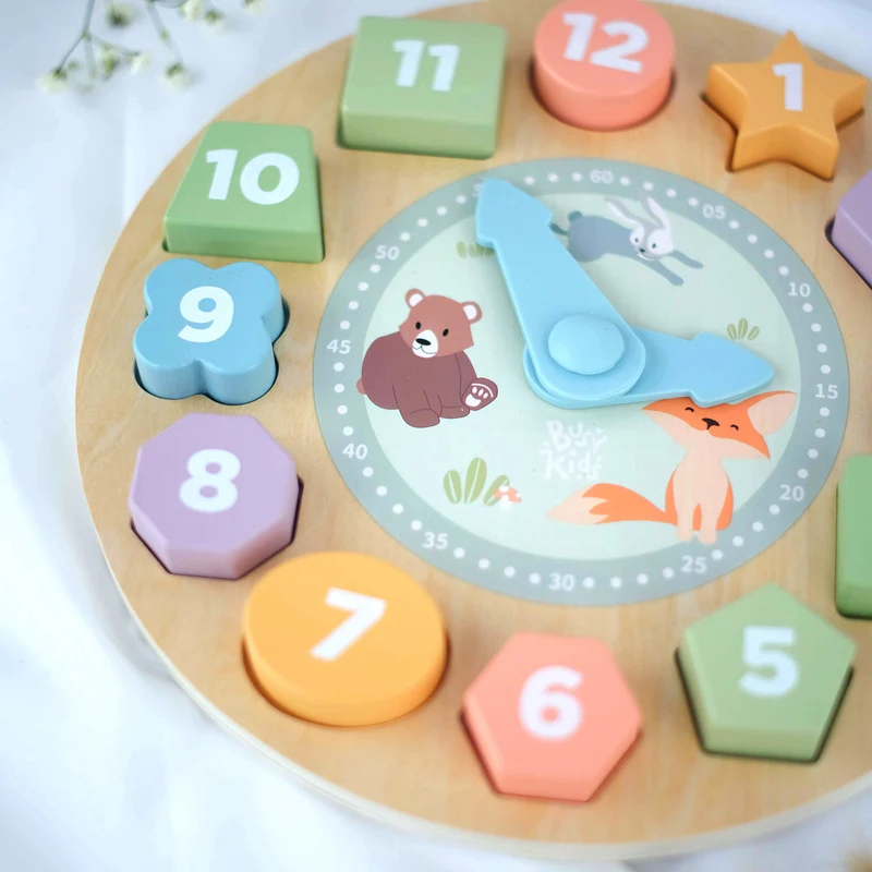 Horloge-Puzzle Enfant BusyKids