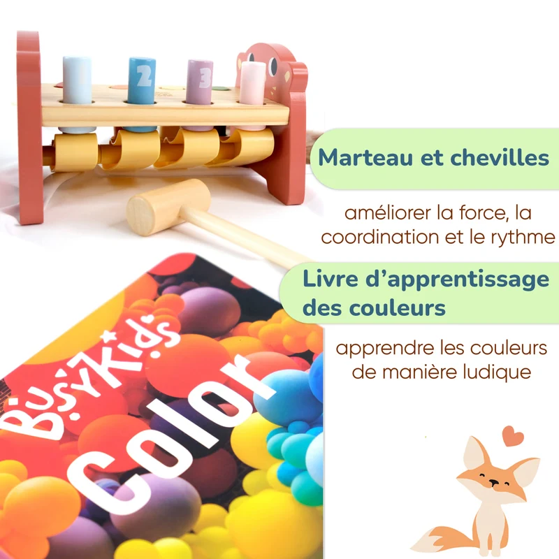 Coffret de Jeu Montessori pour les enfants de 12 à 18 mois