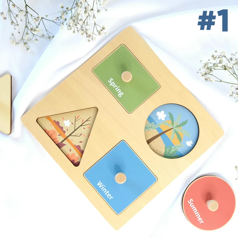 Coffret de Jeu Montessori pour les enfants de 12 à 18 mois