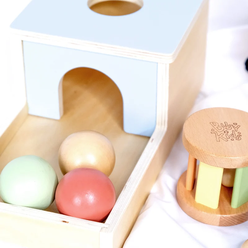 Coffret de Jeu Montessori "BusyKids" pour les enfants de 6 à 12 mois