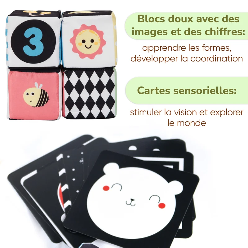 Coffret de Jeu Montessori pour les bébés de 0 à 6 mois BusyKids