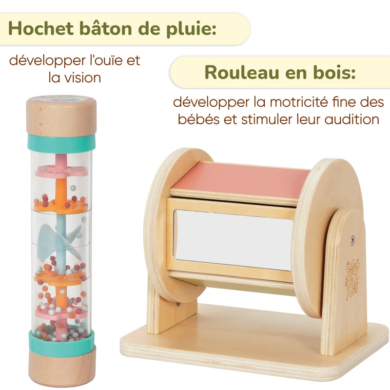 Coffret de Jeu Montessori pour les bébés de 0 à 6 mois BusyKids