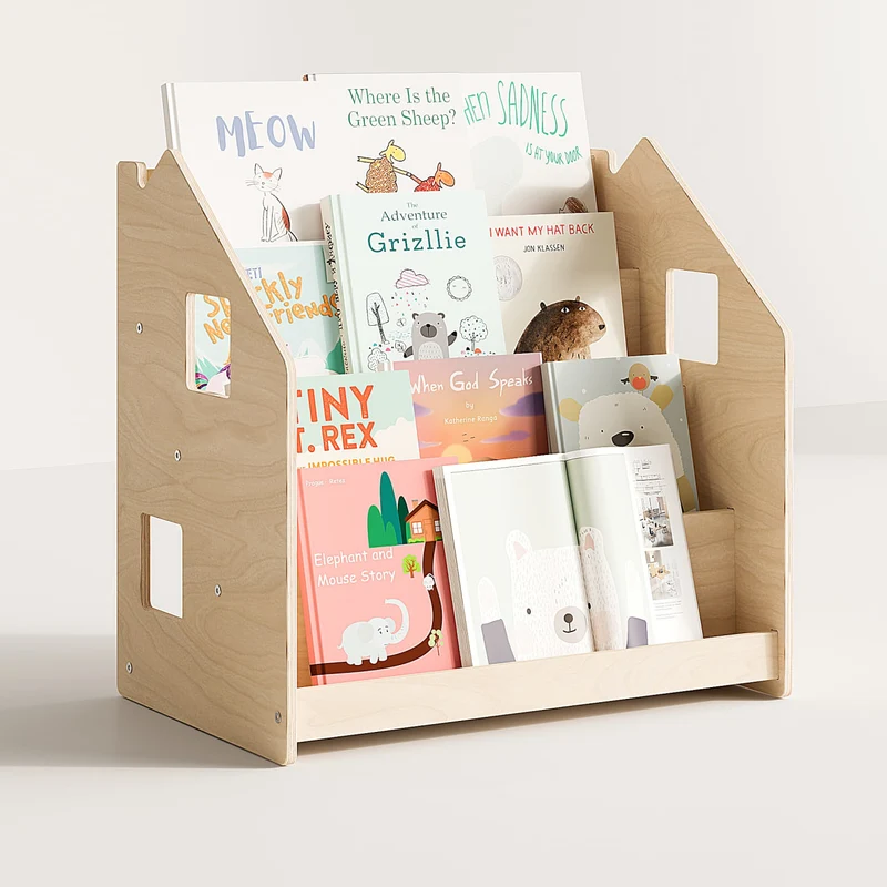 Ensemble - Bibliothèque enfant + Étagère à jouets - édition limitée