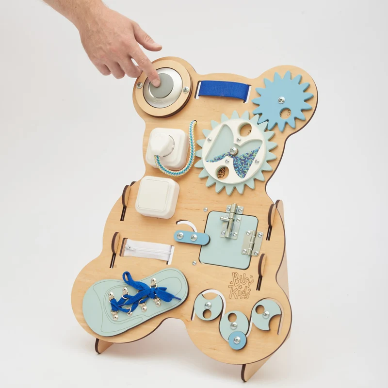 Busy Board «Ourson Curieux» - Jouet éducatif