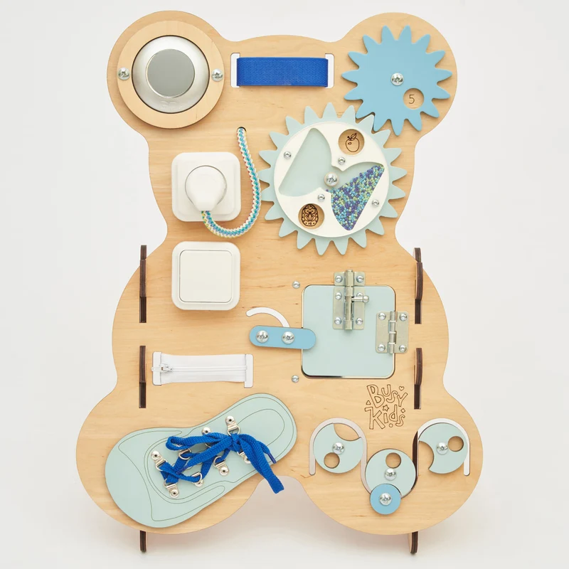 Busy Board «Ourson Curieux» - Jouet éducatif
