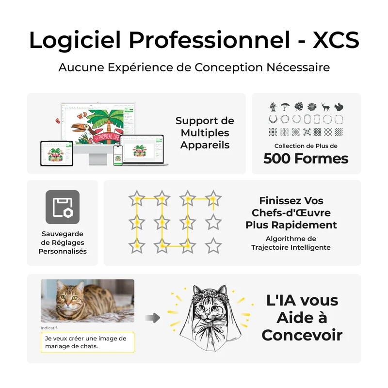 [Reconditionné] xTool P2/P2S - Découpeur Laser CO2 de Bureau de 55W