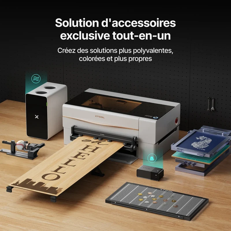 [Reconditionné] xTool P2/P2S - Découpeur Laser CO2 de Bureau de 55W