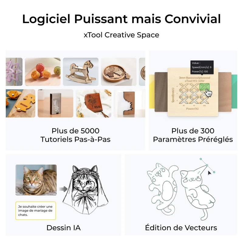 [Reconditionné] xTool S1 Découpeur Laser à Diode Fermé