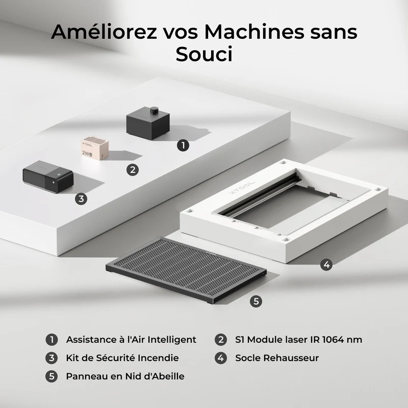 [Reconditionné] xTool S1 Découpeur Laser à Diode Fermé