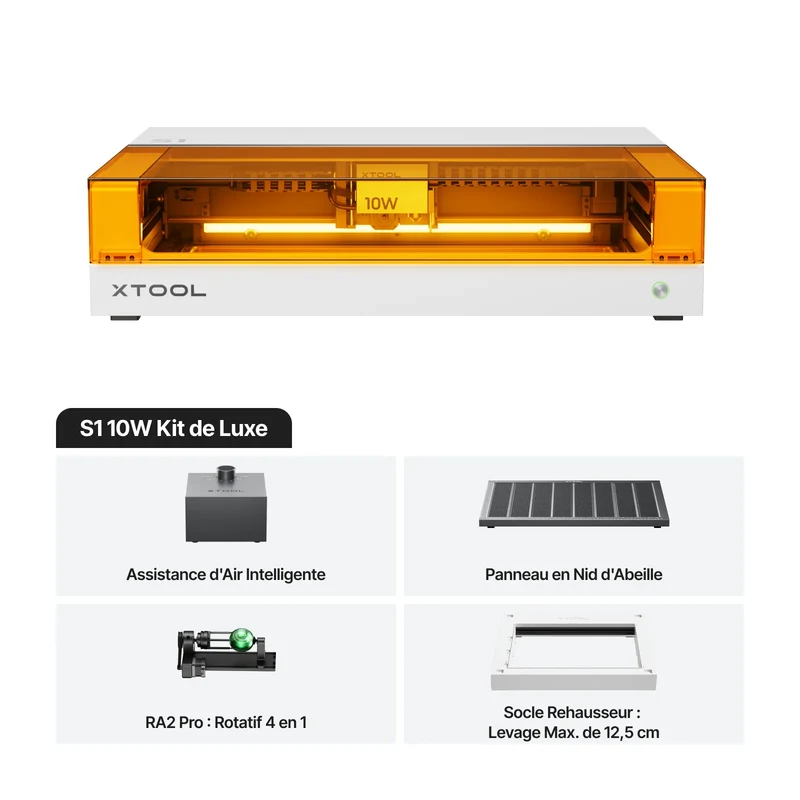 [Reconditionné] xTool S1 Découpeur Laser à Diode Fermé