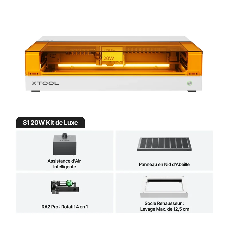 [Reconditionné] xTool S1 Découpeur Laser à Diode Fermé