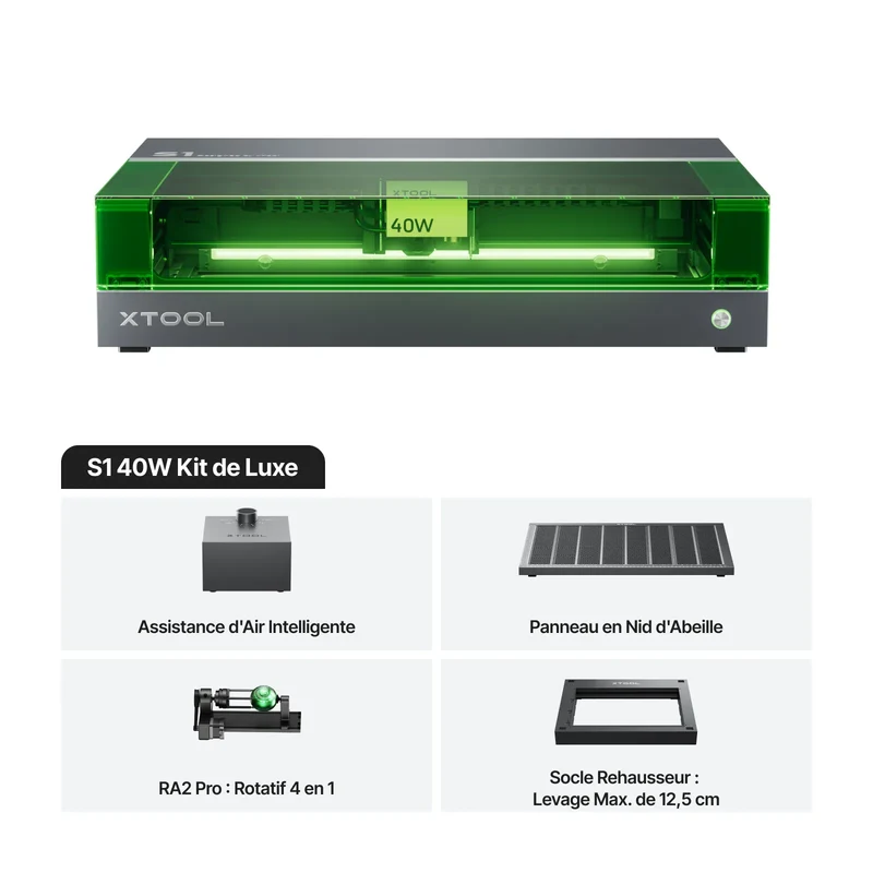 [Reconditionné] xTool S1 Découpeur Laser à Diode Fermé