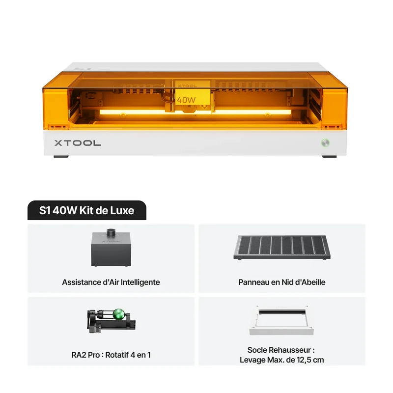 [Reconditionné] xTool S1 Découpeur Laser à Diode Fermé