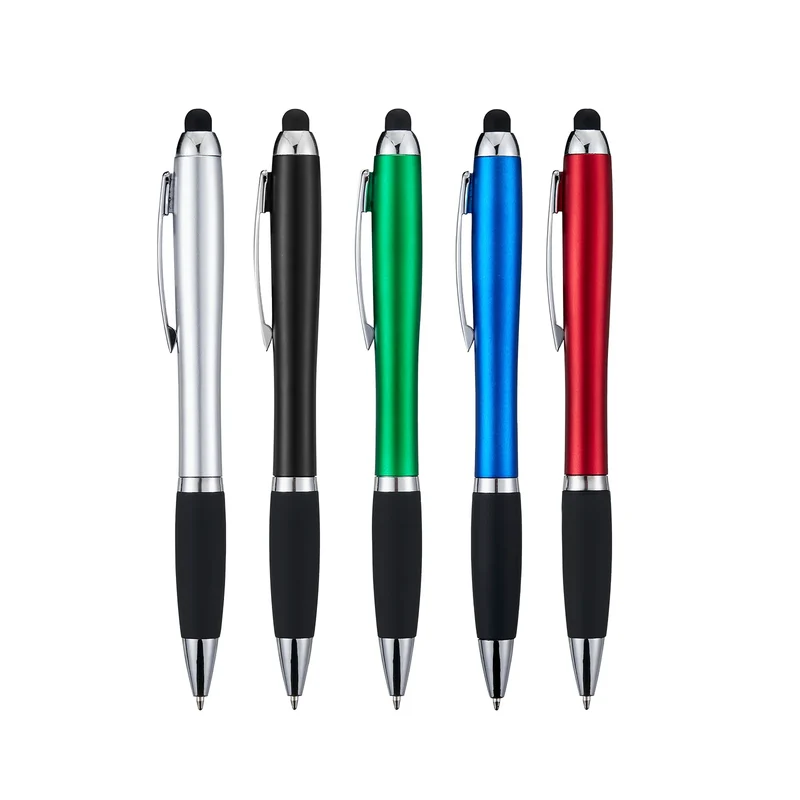 Stylos à bille tactile avec lumière LED (10 pièces)