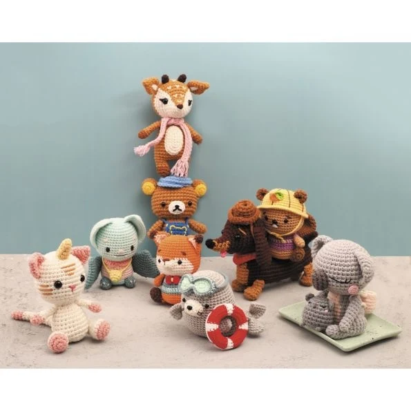 Kit Amigurumi Natto le Phoque – Kit Crochet Kawaii Graine Créative