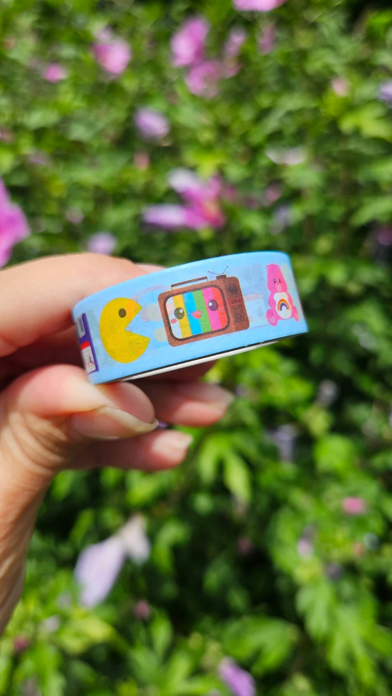 Washi Tape Années 80 Pop Culture – Ruban Adhésif Vintage Rétro