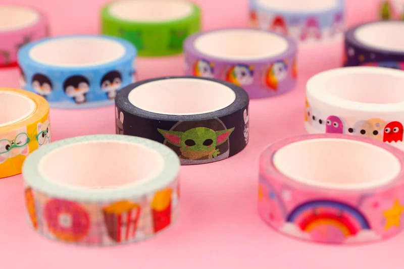 Washi Tape Baby Yoda Grogu Mandalorian – Ruban Adhésif Star Wars