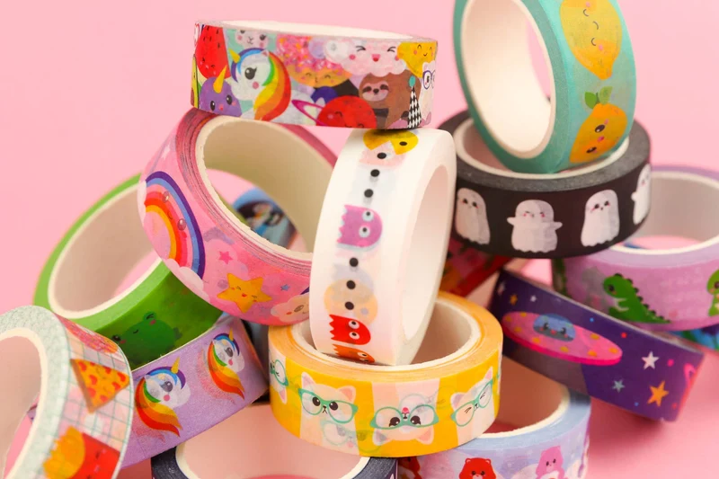 Washi Tape Pac Man – Ruban Adhésif Gaming Rétro Kawaii