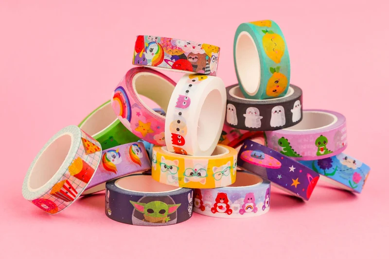 Washi Tape Pac Man – Ruban Adhésif Gaming Rétro Kawaii