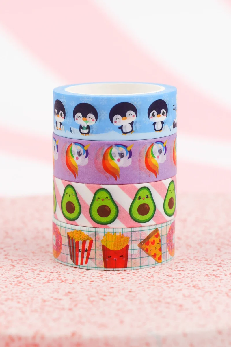 Washi Tape Avocat – Ruban Adhésif Kawaii Bullet Journal