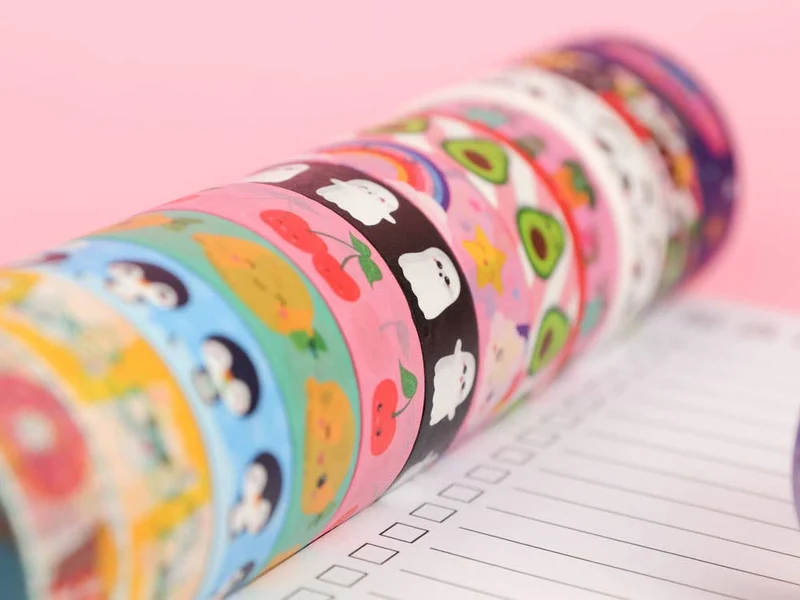 Washi Tape Avocat – Ruban Adhésif Kawaii Bullet Journal