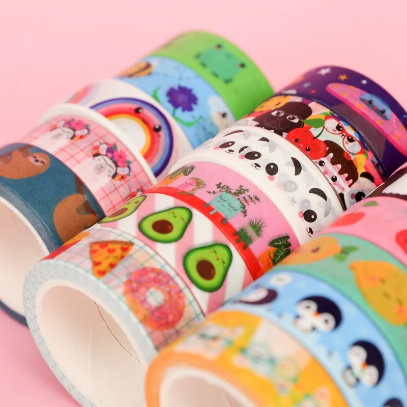 Washi Tape Avocat – Ruban Adhésif Kawaii Bullet Journal